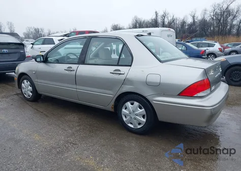 2003 Mitsubishi Lancer Es z USA, uszkodzony, nr VIN JA3AJ26E93U080071